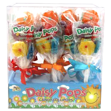 Alberts Novelty Daisy Pops 12ct Box