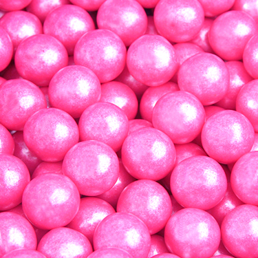Alberts Color Splash Mini Pearl Light Pink Gumballs 1lb