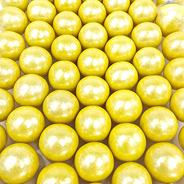 Alberts Color Splash Gumballs Shimmer Yellow 2lb