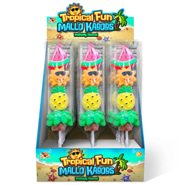 Alberts Tropical Fun Mallo Kabobs 12ct Box
