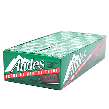 Andes Creme De Menthe Thins 120ct Box