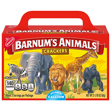 Barnums Animal Crackers 2.13oz Box