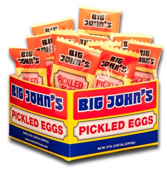 Big Johns Individually Wrapped Pickled Red Eggs 12ct