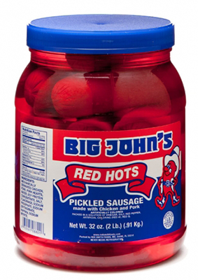 Big Johns Red Hots Half Gallon