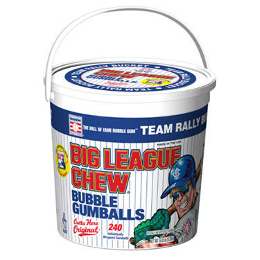 Big League Chew Bubble Gumballs 240ct Tub