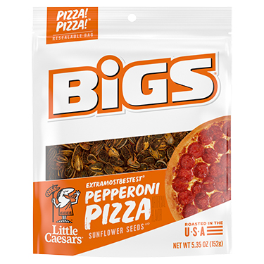 Bigs Sunflowr Seeds Little Caesars Pepperoni Pizza 5.35oz Bag