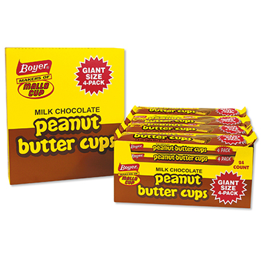 Boyer Milk Chocolate Peanut Butter Cups King Size 24ct Box