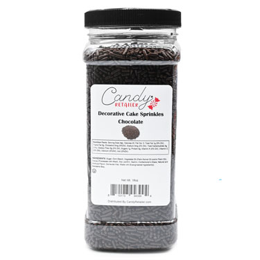 Candy Retailer Decorative Cake Sprinkles Chocolate 16oz