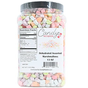 Candy Retailer Dehydrated Marshmallows 13oz