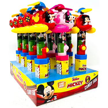 Candy Rific Mickey Mouse Club House Helicopter Fan 12ct Box