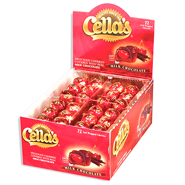 Cellas Chocolate Covered Cherries 72ct Box