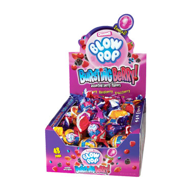 Charms Blow Pop Bursting Berry 48ct Box