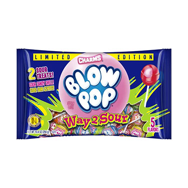 Charms Blow Pop Way 2 Sour 10.4 oz Bag