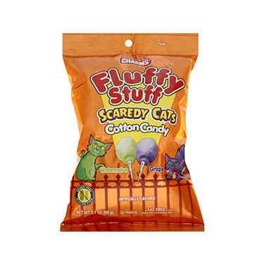 Charms Fluffy Stuff Scaredy Cats 2.1 oz Bag