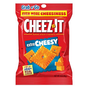 Cheez It Extra Cheesy 3oz Bags 6 Pack