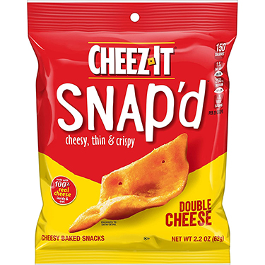 Cheez It Snapd Double Cheese 2.2oz Bags 6 Pack