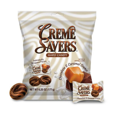 Creme Savers Chocolate and Caramel Creme 6.25oz Bag