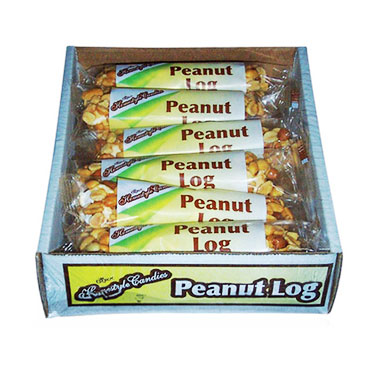 Crown Candy Peanut Logs 12ct