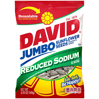 David Jumbo Original Reduced Sodium 5.25oz 12ct Box