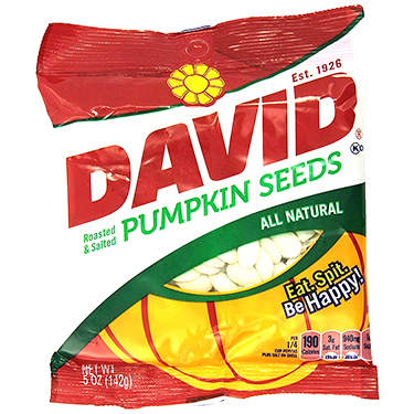 David Pumpkin Seeds 5oz 12ct Box