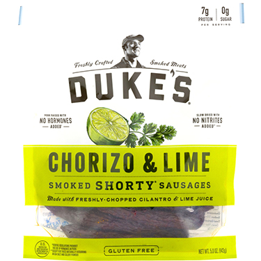 Dukes Shorty Chorizo Lime 5oz Bag
