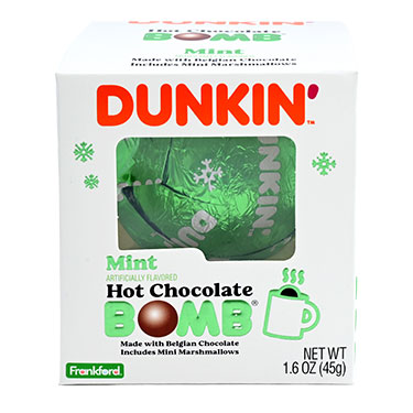 Dunkin Mint Hot Chocolate Bomb