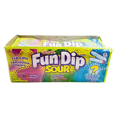 Fun Dip Lik M Aid Sour Candy 24ct Box