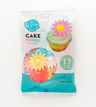 Gerrits Daisies Cake Toppers 17ct Bag