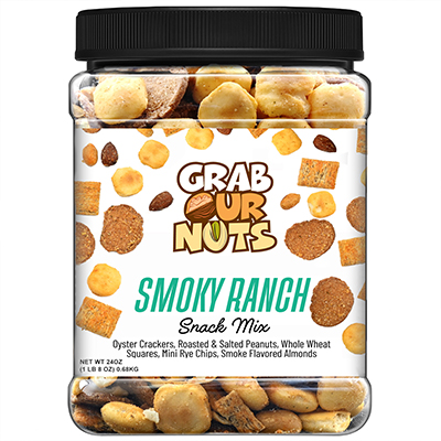 Grab Our Nuts Snack Mix Smoky Ranch 24oz Jar