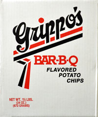 Grippos BBQ Potato Chips 1.5lb Box