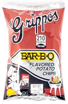 Grippos BBQ Potato Chips 1.5oz Bags 48ct