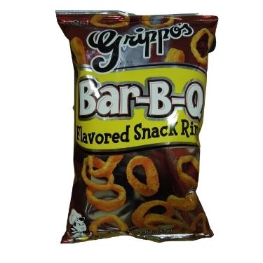 Grippos BBQ Snack Rings 2oz Bags 20ct