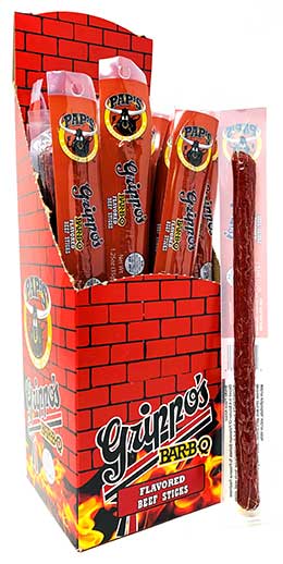 Grippos BBQ Beef Sticks 1.25oz 24ct