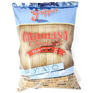 Grippos Carolina Classic BBQ Potato Chips 2.75oz Bags 24ct