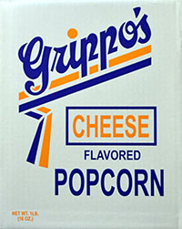 Grippos Cheese Popcorn 1lb Box