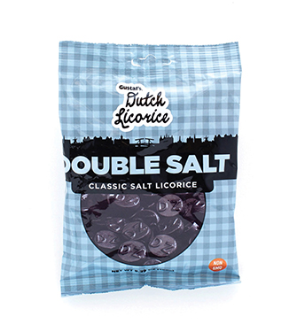 Gustafs Licorice Dutch Double Salt 5.29oz Bag