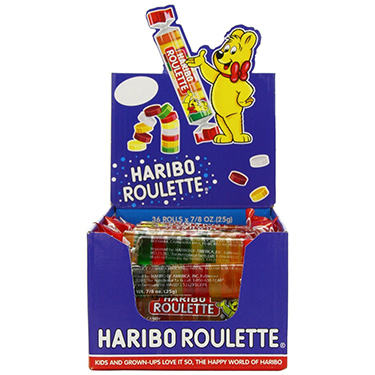 Haribo Mega Roulette Gummi Candy - 24ct