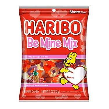 Haribo Valentine Be Mine Mix 4oz Bag