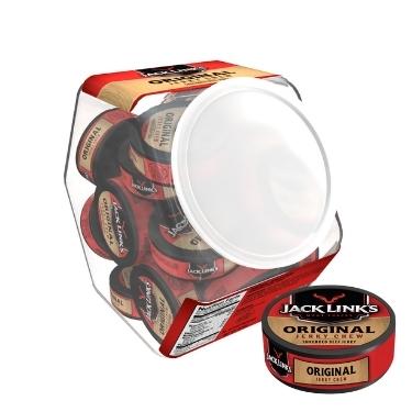 Jack Links Jerky Chew Original Cans 36ct Tub