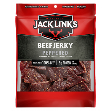 Jack Links Jerky Peppered 3.25oz Bag