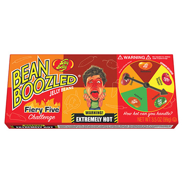 Jelly Belly BeanBoozled Fiery Five 3.5 oz Spinner Gift Box