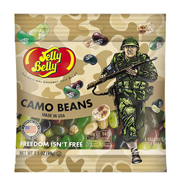 Jelly Belly Freedom Fighter Camo Beans 3.5 oz Bag