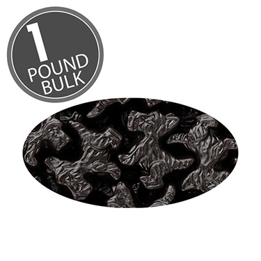 Jelly Belly Scottie Dogs Black Licorice 1 lb