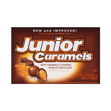Junior Caramels 3.6oz Box