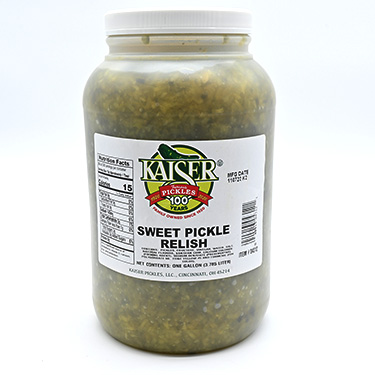 Kaiser Sweet Pickle Relish Gallon Jar