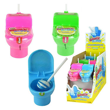 Kokos Splash N Lik Lollipop Potty Candy 12ct Box