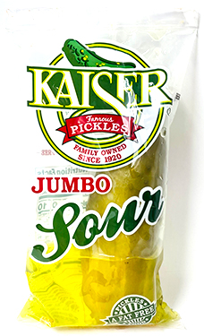 Kaiser Jumbo Sour Dill Pickle Pouches 12ct