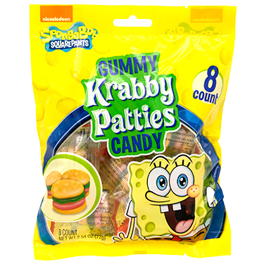 Gummy Krabby Pattys 2.54oz Bag