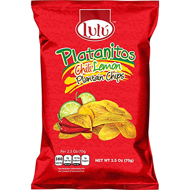 Lulu Plantain Chips Chili Lemon 30ct Box