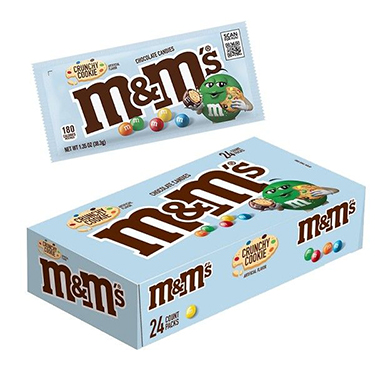 M and M Crunchy Cookie 24ct Box